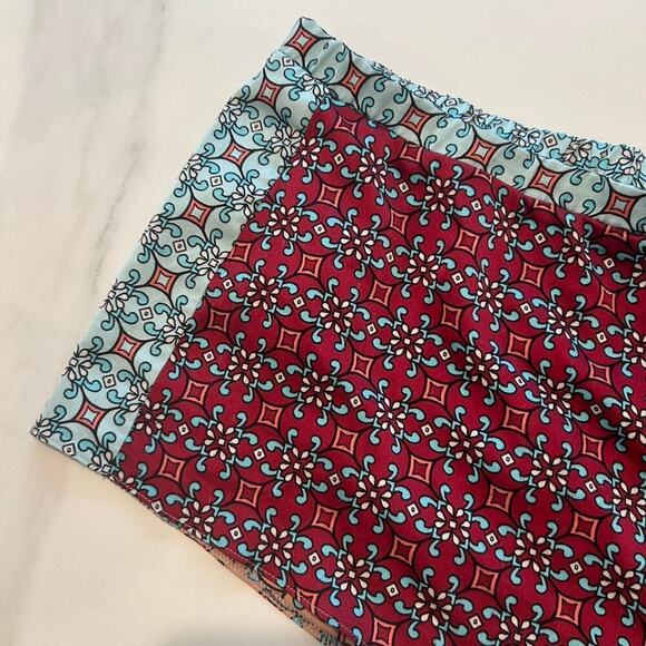 Victoria’s Secret Satin Mini Short Scarf patterned shorts  Size XL - Picture 2 of 6